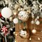 Christmas Ball Ornaments for Xmas Decorations,50 pcs Christmas Extra Large Tree Shatterproof Ornaments-Champagne (Combo of 5 Style in 3 Sizes)